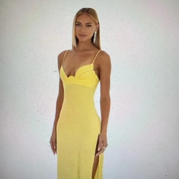 New never been worn. Lucy in the sky maxi formal dress - Picture 3 of 5